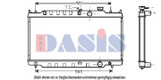 110660N AKS DASIS chladič motora 110660N AKS DASIS