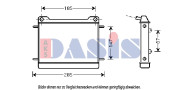 120081N Chladič, chlazení motoru AKS DASIS