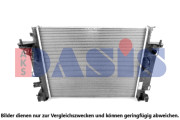 120125N AKS DASIS chladič motora 120125N AKS DASIS