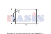 122034N AKS DASIS kondenzátor klimatizácie 122034N AKS DASIS