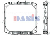 131810N AKS DASIS chladič motora 131810N AKS DASIS