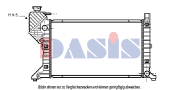 132310T AKS DASIS chladič motora 132310T AKS DASIS