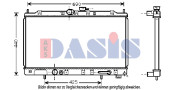 140035N AKS DASIS chladič motora 140035N AKS DASIS