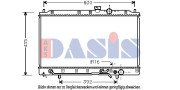 140054N AKS DASIS chladič motora 140054N AKS DASIS