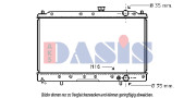 140057N AKS DASIS chladič motora 140057N AKS DASIS