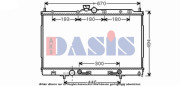 140085N AKS DASIS chladič motora 140085N AKS DASIS