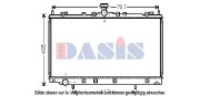 140097N AKS DASIS chladič motora 140097N AKS DASIS