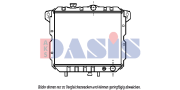 140990N Chladič, chlazení motoru AKS DASIS