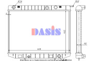 150006N AKS DASIS chladič motora 150006N AKS DASIS