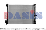 150021N AKS DASIS chladič motora 150021N AKS DASIS