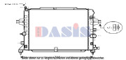 150104N AKS DASIS chladič motora 150104N AKS DASIS