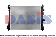 150129N AKS DASIS chladič motora 150129N AKS DASIS