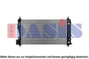 150143N AKS DASIS chladič motora 150143N AKS DASIS