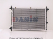 150820N AKS DASIS chladič motora 150820N AKS DASIS