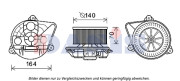 158089N AKS DASIS vnútorný ventilátor 158089N AKS DASIS