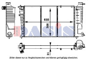 160038N AKS DASIS chladič motora 160038N AKS DASIS