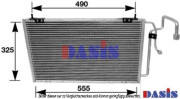 162210N AKS DASIS kondenzátor klimatizácie 162210N AKS DASIS