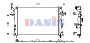 180076N AKS DASIS chladič motora 180076N AKS DASIS