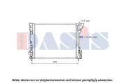 180105N AKS DASIS chladič motora 180105N AKS DASIS