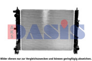 180124N AKS DASIS chladič motora 180124N AKS DASIS