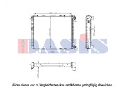 180310N AKS DASIS chladič motora 180310N AKS DASIS