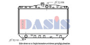 210054N AKS DASIS chladič motora 210054N AKS DASIS