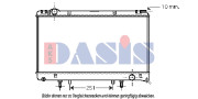 210109N AKS DASIS chladič motora 210109N AKS DASIS