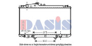 210127N AKS DASIS chladič motora 210127N AKS DASIS