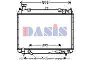 210131N AKS DASIS chladič motora 210131N AKS DASIS