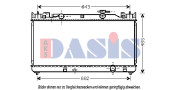 210132N AKS DASIS chladič motora 210132N AKS DASIS