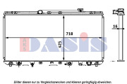 210143N AKS DASIS chladič motora 210143N AKS DASIS