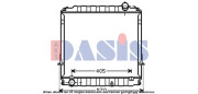 210155N AKS DASIS chladič motora 210155N AKS DASIS