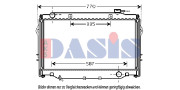 210179N AKS DASIS chladič motora 210179N AKS DASIS