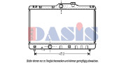 210230N AKS DASIS chladič motora 210230N AKS DASIS
