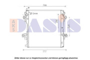 210231N AKS DASIS chladič motora 210231N AKS DASIS