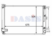 210269N AKS DASIS chladič motora 210269N AKS DASIS