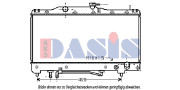 210510N AKS DASIS chladič motora 210510N AKS DASIS