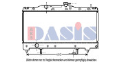 210680N AKS DASIS chladič motora 210680N AKS DASIS