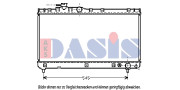 211690N AKS DASIS chladič motora 211690N AKS DASIS