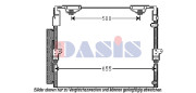 212070N AKS DASIS kondenzátor klimatizácie 212070N AKS DASIS