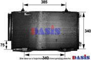 212980N AKS DASIS kondenzátor klimatizácie 212980N AKS DASIS