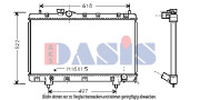 213870N AKS DASIS chladič motora 213870N AKS DASIS