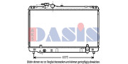 213910N AKS DASIS chladič motora 213910N AKS DASIS