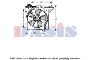 218033N AKS DASIS ventilátor chladenia motora 218033N AKS DASIS