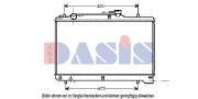 320012N AKS DASIS chladič motora 320012N AKS DASIS