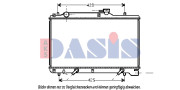 320015N AKS DASIS chladič motora 320015N AKS DASIS