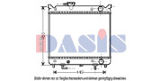 320022N AKS DASIS chladič motora 320022N AKS DASIS