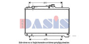 320430N AKS DASIS chladič motora 320430N AKS DASIS