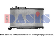 350004N AKS DASIS chladič motora 350004N AKS DASIS