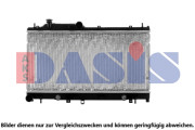 350050N AKS DASIS chladič motora 350050N AKS DASIS